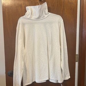 Talbots Polka Dot Turtleneck